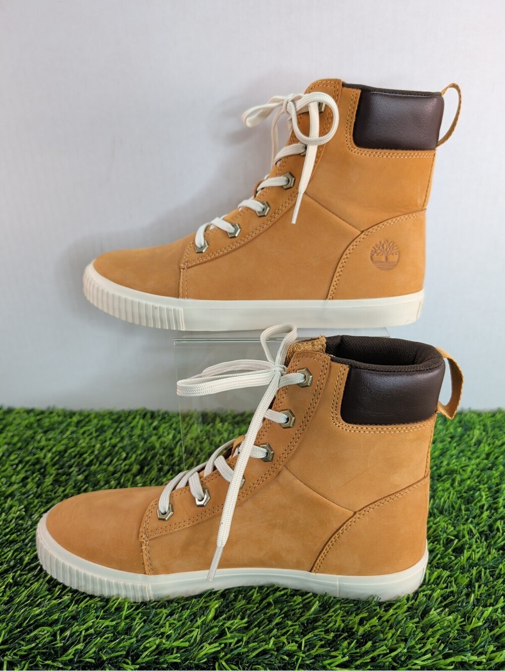 Timberland Skyla Womens Tan Nubuck High Top Sneakers Boots Size 8.5